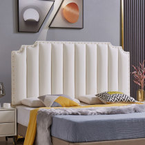 The Nordic headboard upholstered 1 8 meters landing alone near the backboard simple modern headboard overall light luxury