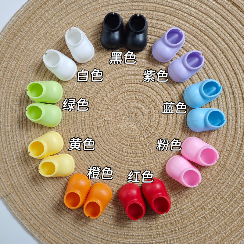 Suitable for Labubu First, Second, and Third Generation Wearable Mini Rain Boots, Standing Cotton Doll Shoes, Open-Mouth Smiling Rubber Shoes Suitable for Labubu First, Second, and Third Generation Wearable Mini Rain Boots, Standing Cotton Doll Shoes, Open-Mouth Smiling Rubber Shoes