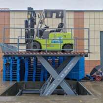 Customized Large Tonnage Fixed Scissor Lift Heavy Cargo Lifting Platform Electric Hydraulic Lifting Platform