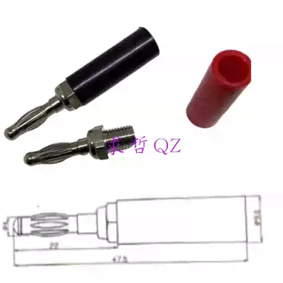 4mm banana plug 4mm Horn lantern banana plug Connector terminal banana plug socket