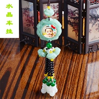 Хрустальный автомобиль висят, волосы шин + фото