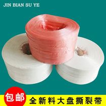 Boutique super large disk tear belt bundled rope plastic rope packaging rope wholesale roll packing rope