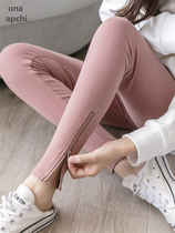 Leggings womens high waist wear elastic autumn and winter size fat mm tight elastic lift hip wear small foot yoga pants