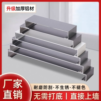 Aluminum alloy dumb door cover door frame with edge door and window cover - one-piece metal channel stainless steel door cover