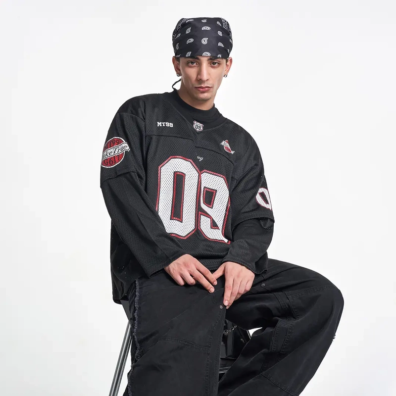 Mt99【Lightweight Tee Long-Sleeved Sports Shirt】Street Dance Sweatshirt Ins Sports Top T-Shirt for Men and Women