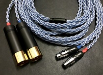 Ortiz LCD2 LCD3 LCD4 LCD-X flat earphones gold and silver copper alloy canon head balance upgrade line