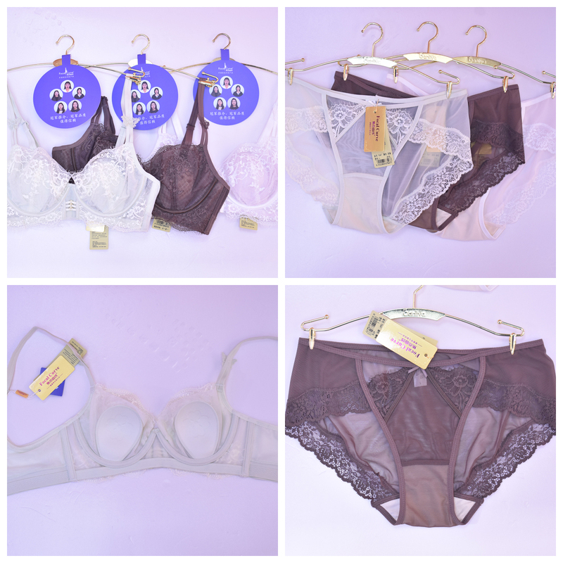 Focus Curve Lace Bra Set for Women, Rabbit Ear Cup, Wireless Thin Cup, Gathered, Comfortable, Breathable Lingerie Focus Curve Lace Bra Set for Women, Rabbit Ear Cup, Wireless Thin Cup, Gathered, Comfortable, Breathable Lingerie