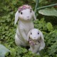 Wreath Rabbit Ornament Living Room Balcony Landscaping Garden Art Cute Healing Decoration Homestay Outdoor Arrangement Gifts