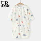 Брендовое детское тонкое дышащее хлопковое боди для новорожденных