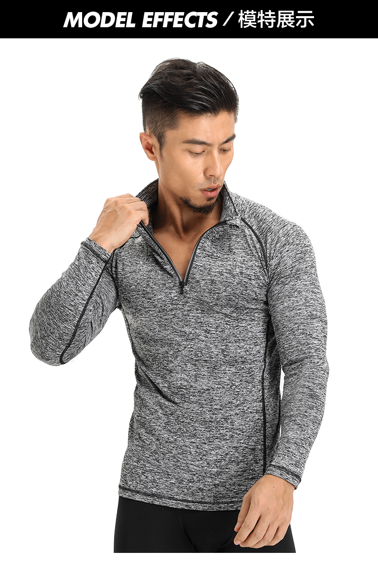 Thể thao vớ nam nhanh chóng làm khô áo len bóng rổ chạy cao đàn hồi T-Shirt phòng tập thể dục quần áo mùa thu đào tạo quần áo quần áo tập gym nữ adidas chính hãng