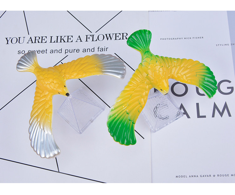 80后怀旧平衡鸟创意复古平衡鹰儿童成人大号益智重力鸟不倒翁玩具详情8