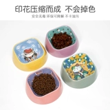 Симпатичная чаша для домашних животных собака кошка кошка бродяга против перекрытого рисового горшка бассейн кошачий бассейн рисовая миска кошка кошачья чаша для собаки собака собака маленькая чаша