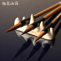 Wenfang Sibao Wolf brush Calligraphy practice brush large medium and small three packs Kai Li Shanlian Lake Pen JwyrYQ