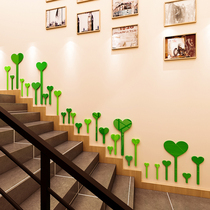 Kindergarten 3d three-dimensional wall sticker staircase corridor skirting line wall decoration environment layout ring creation material self-adhesive