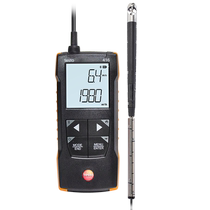 Detu testo417 high precision type impeller type anemometer wind cover industrial pipe wind temperature 416 air volume gauge