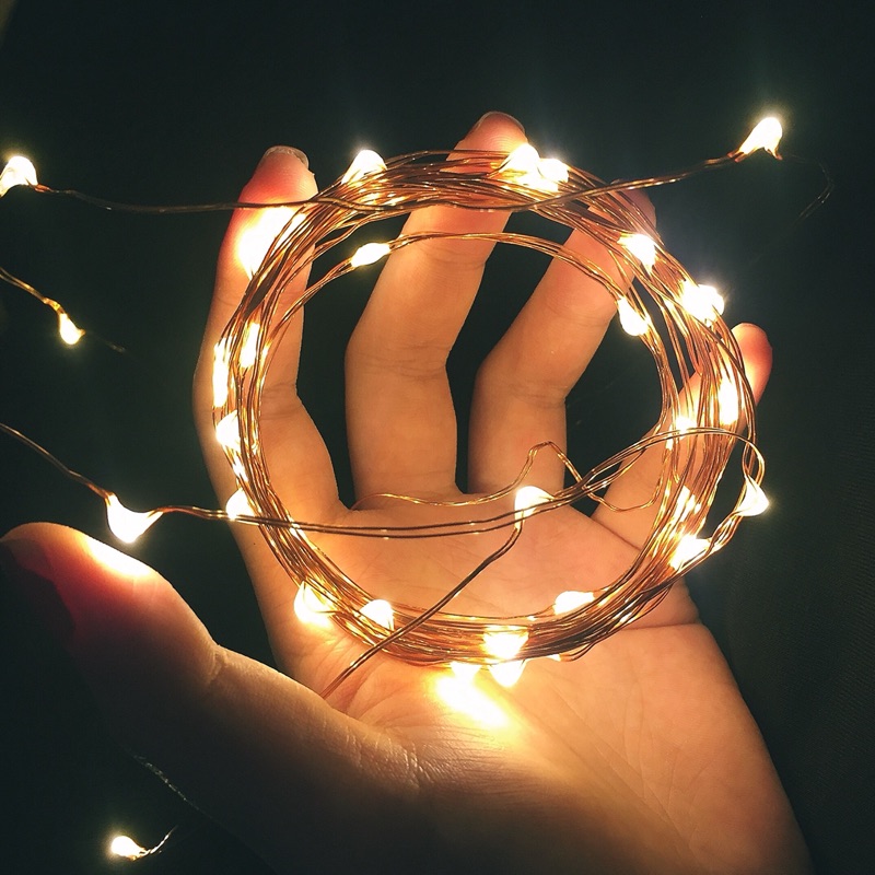 Copper wire small colored lights flashing lights strings Firefly light full of stars Teen Hearts Dorm Room Rooms Decorum stars Lights