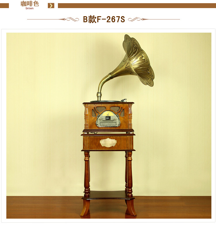 máy nghe nhạc đĩa than cổ	 Tang Dian F-267 ghi âm hoài cổ retro châu Âu nhà cổ điển đa chức năng âm thanh và video vinyl 	đầu đĩa than linn