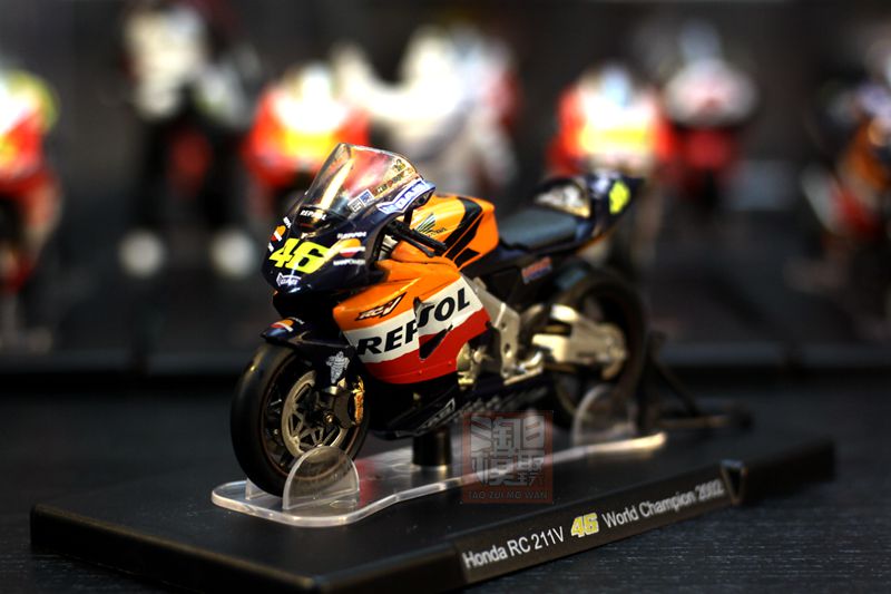1:18 Mô hình xe máy GP Series Honda NSR (HONDA) Giải vô địch đua xe hàng năm Mô hình tĩnh xe hơi mô hình