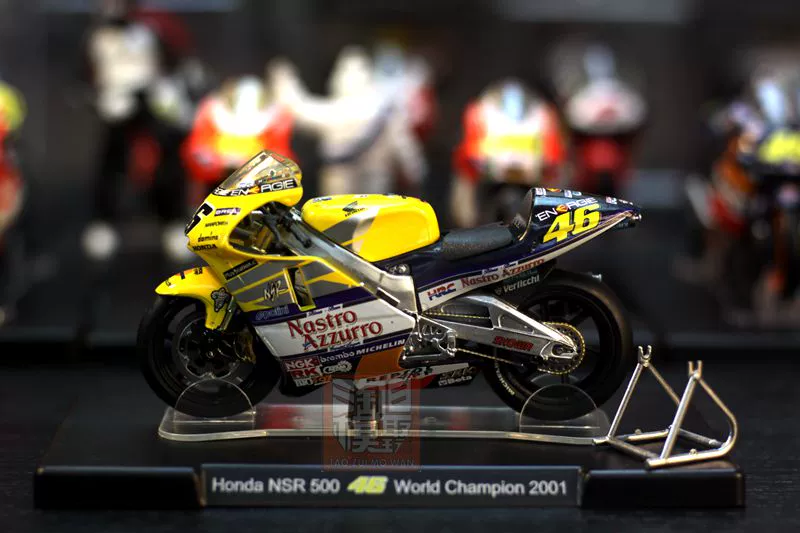 1:18 Mô hình xe máy GP Series Honda NSR (HONDA) Giải vô địch đua xe hàng năm Mô hình tĩnh