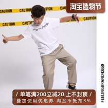 Childrens popping performance clothing mechanical dance Children bboy boys hip-hop pants Hip-hop hiphop summer dress female