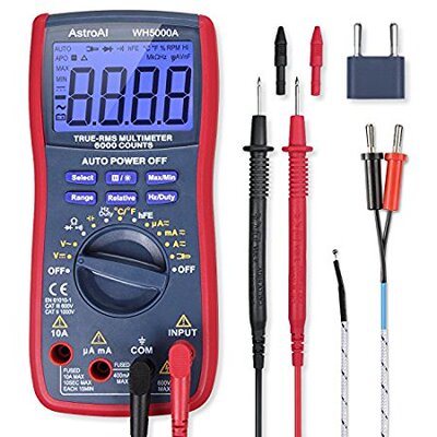 Astroai Digital Multimeter, TRMS 6000 Counts Volt Meter Man