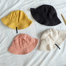 2021 Spring and Autumn new children Dae fisherman hat baby spring and autumn sun hat boys and girls Joker flower pot hat