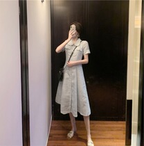 Spring Dress 2022 New Cashew Temperament Super Fairy sensuo style Lean Long Skirt salt can be sweetened with sweaty dress