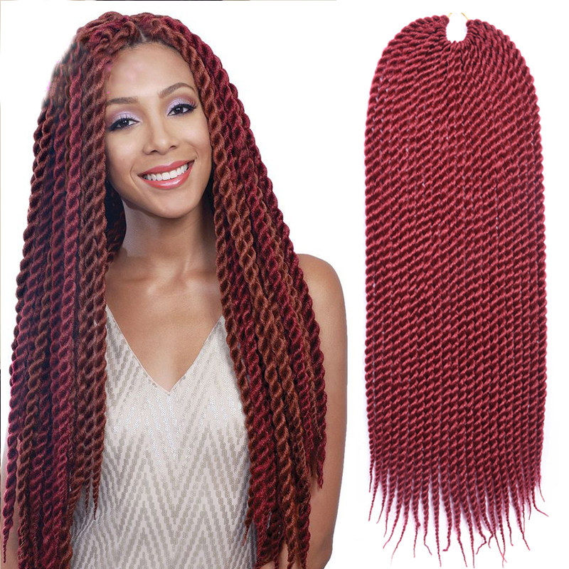 TOMO Crochet Braids Hair Extensions hand rub two-strand braid Hair 22 22s