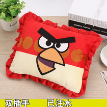 Hot water bag rechargeable hand warmer baby warm water bag explosion proof warm foot bed student cute plush woman water injection