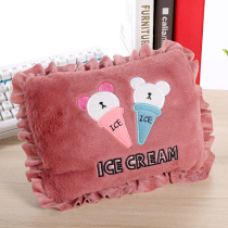 Hot water bag rechargeable explosion-proof warm handbag plush cute electric hand warm hand treasure cartoon warm water bag Palace girl application belly