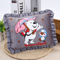 Charging hot water bag warm hand treasure warm Palace warm waist warm water bag warm treasure explosion proof Korean version plush cute warm baby
