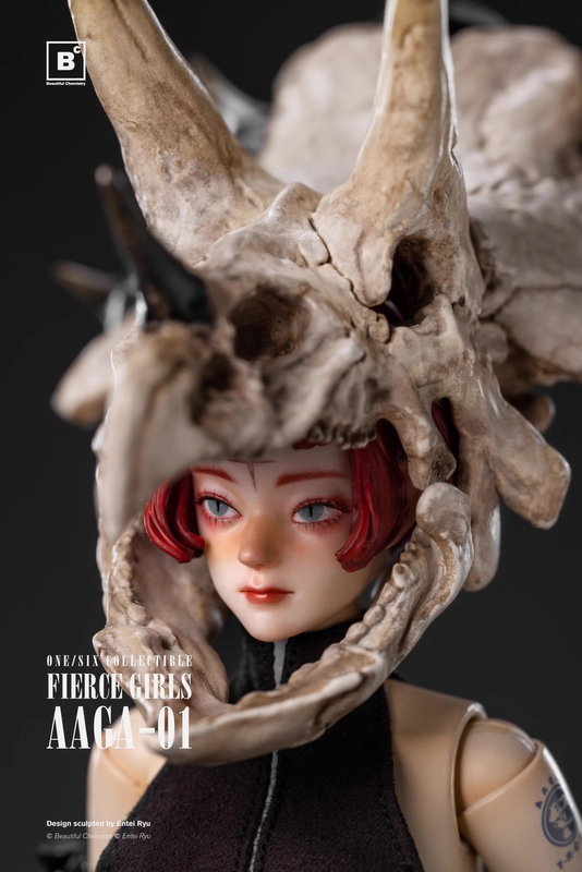 Dragon Star Line Beautiful Chemistry Fierce Girl City Guard Rex 1/6 Movable Figure