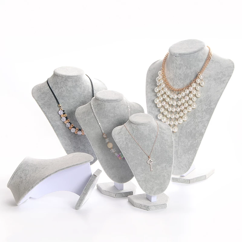 冰澜 Necklace, stand, pendant, mannequin head, jewelry