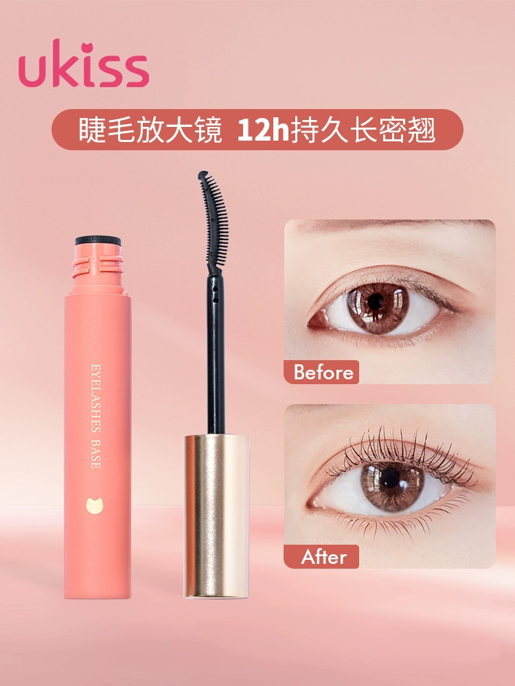 Ukiss Eyelash Primer Chất lỏng Làm dài, Mã hóa và Tạo kiểu, Không dễ lem Mascara đen không thấm nước và làm dài mi - Kem Mascara / Revitalash