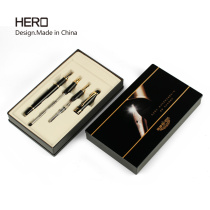 (Multi-function pen)Hero pen official store flagship gift box for men and women students adult word practice art high-grade gift special with ink bag automatic ink 0 38mm very fine