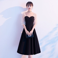 C Модель-черная средняя длинная модель