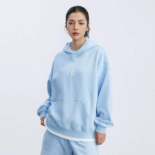 Толстовка с капюшоном, утепленный балахон, в американском стиле, свободный крой