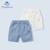  Tommy Gavin 2021 summer mens baby pants shorts one-year-old foreign style fashion thin five-point pants loose dinosaur trend