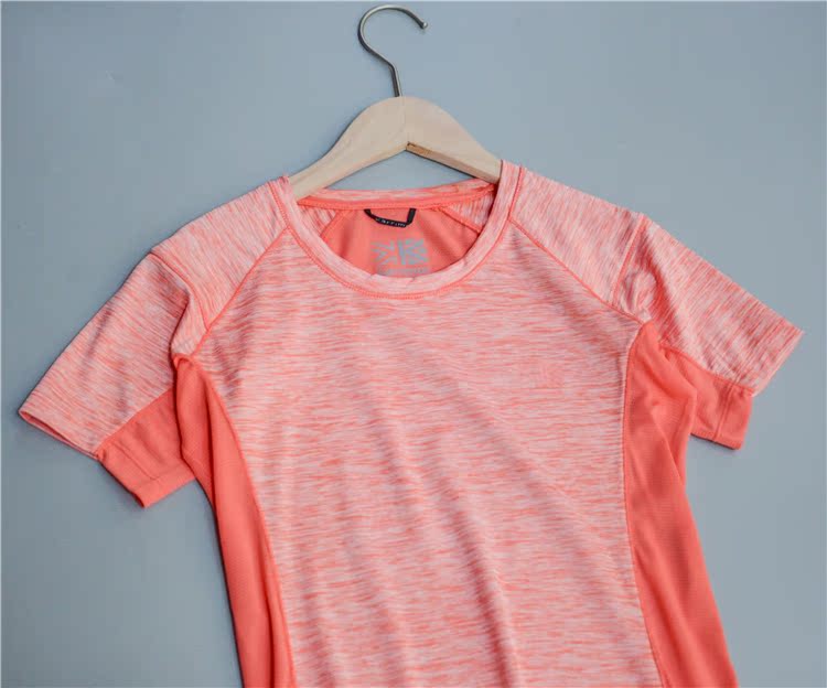Áo thun thể thao nữ ngắn tay mỏng phần khô nhanh thoáng khí ẩm thấm hút quần áo thể dục Slim Slim giảm béo yoga chạy áo phông lining nam chính hãng