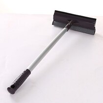 Multi-purpose telescopic rod removable glass wiper double face cleaning tool wiper double face scraping window wiper