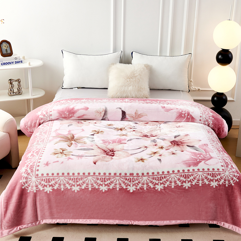 Super Soft Double-Layer Cloud Blanket, Thickened Warm Fleece Blanket, Winter Raschel Blanket, Spring and Autumn Blanket, Quilt, Bed Cover, Mattress Cover