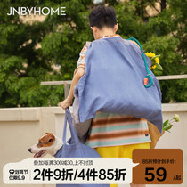 JNBYHOME Jiangnan cloth clothing storage bag pure linen portable large capacity shopping bag HJ9152360