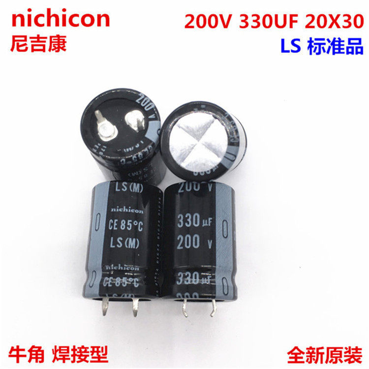 330UF 200V 20X30 Japan Nichicon Nijikon electrolytic capacitor 200V330UF 20 * 30