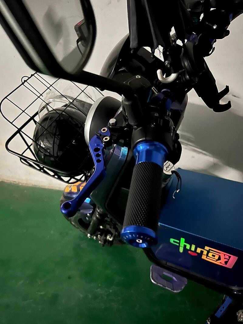 Suitable for Honda Zuma Ube S07 No. 9 Electric Vehicle Modified Handlebar Rubber Aluminum Alloy Anti-Slip Throttle Handle Cover
