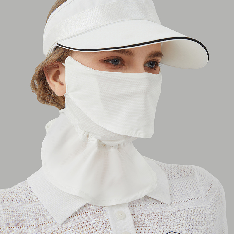 Mg Golf Sun Protection Face Mask, Thin Style for Face and Neck Protection, Breathable, Face-Slimming, Uv Protection, Outdoor Running