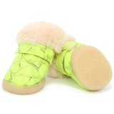 Никакой обуви, которую носят щенки собаки, набор из 4 маленьких домашних животных плюшевых собак за четыре сезона тепло и мягкое дно