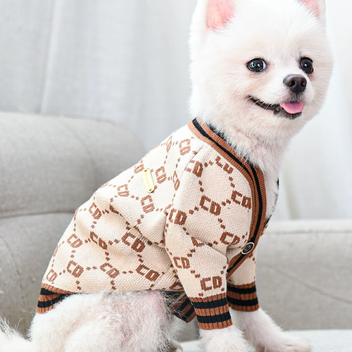 Собачья одежда новогодний зимний питомец Тедди Фасун Бики Корки маленькие собаки Новый год