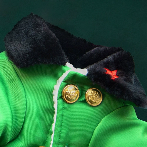 Кошачья одежда осенью и зимней хлопковой одеждой, котят, британская короткая собака, тяга плюшевая плюшка маленькая собака питомец