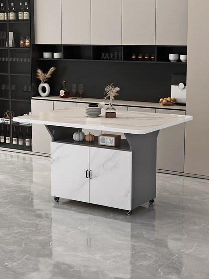 折叠餐桌家用可移动小户型简易长方形折叠桌子吃饭桌棋牌桌4人6人