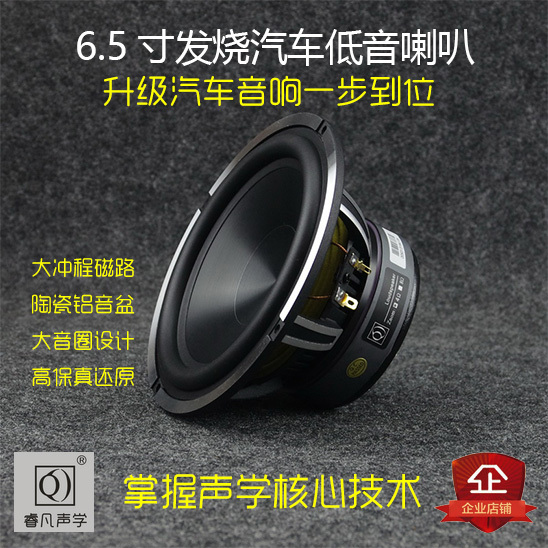 6.5inch Aluminum Ceramic High-Fidelity Car Speaker Cast Aluminum Cone Bass with Powerful Impact and Good Control by Ruifan Acoustics